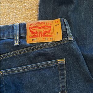 Levi’s 501 Original Fit Jeans Levi's Dark Blue Denim Jeans